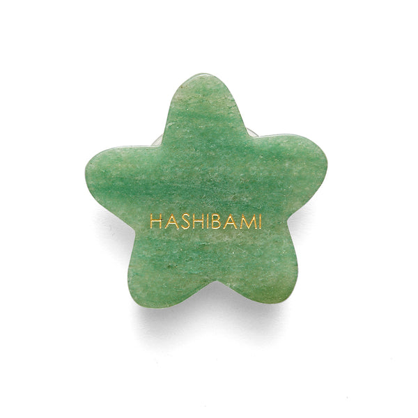 HASHIBAMI【Ha-2307-203 天然石スター スマホグリップ ※全機種対応】アベンチュリン