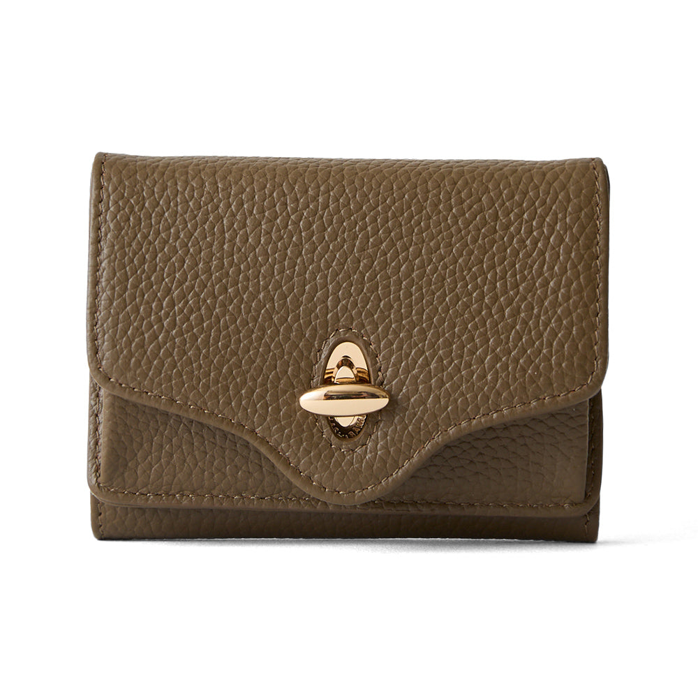 HASHIBAMI【Ha-1706-410 ニュー ジーン ミニウォレット】モカ