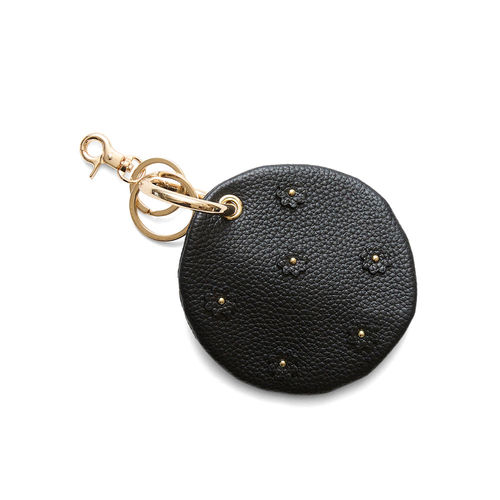 HASHIBAMI 【Ha-2509-615 スモールフラワー キーケース】ブラック