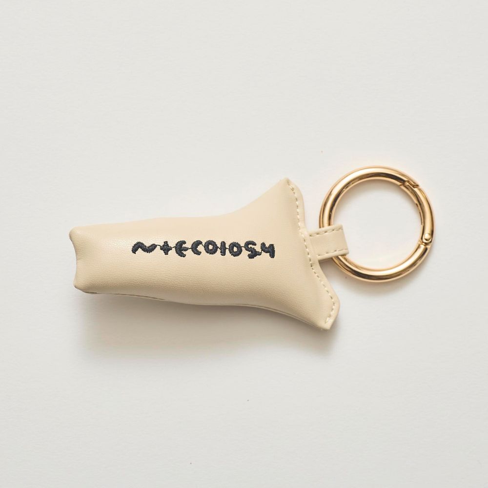 N+Ecology(ネコロジー)【NE-0022070 ゆる猫チャーム 】アイボリー(伸び