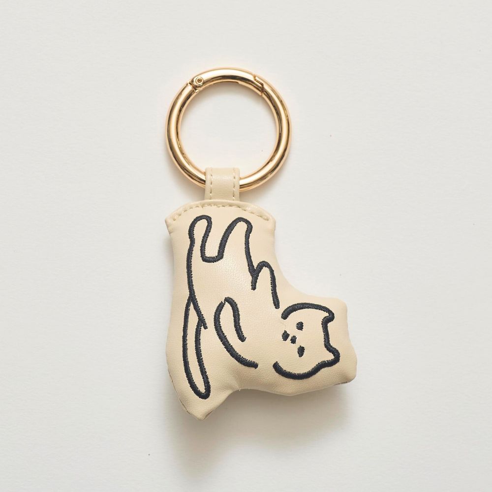 N+Ecology(ネコロジー)【NE-0022070 ゆる猫チャーム 】アイボリー