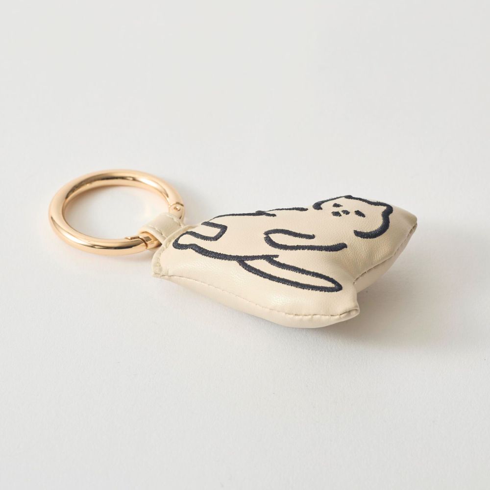 2749】じゃれ猫 天然石 チャーム オルゴナイト キーホルダー 開運 2749