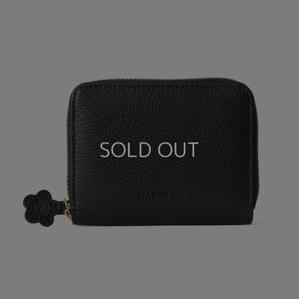 ◆CORRECT限定◆HASHIBAMI【Ha-2502-203 フラワーパッチ ハーフウォレット】ブラック