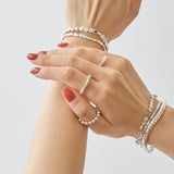 HASHIBAMI 【HB2102231 HASHIBAMI 天然石 シルバー リング ※ドーナツ(小)】 シルバー