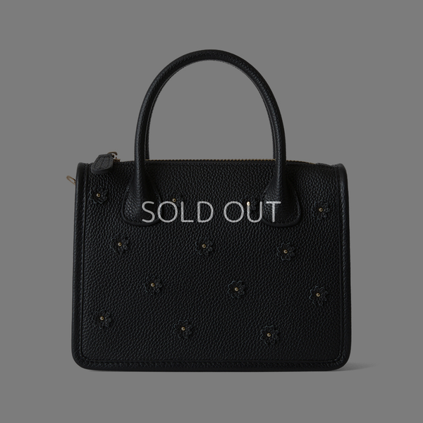 ◆CORRECT限定◆HASHIBAMI【Ha-2504-112 スモールフラワー ポシェット】ブラック