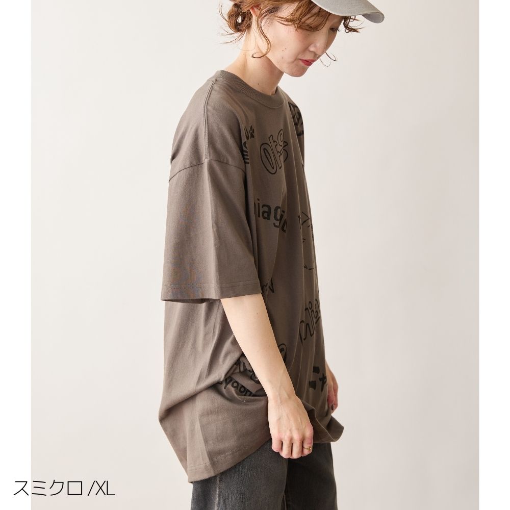 N+Ecology(ネコロジー)【NE-0022083 ニャーTシャツ】スミクロ_
