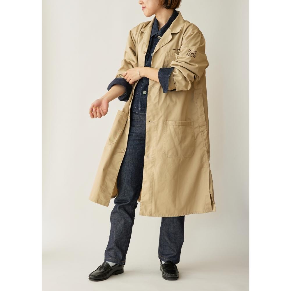 N+Ecology(ネコロジー)【NE-0022063 メカニックコート】ベージュ(L