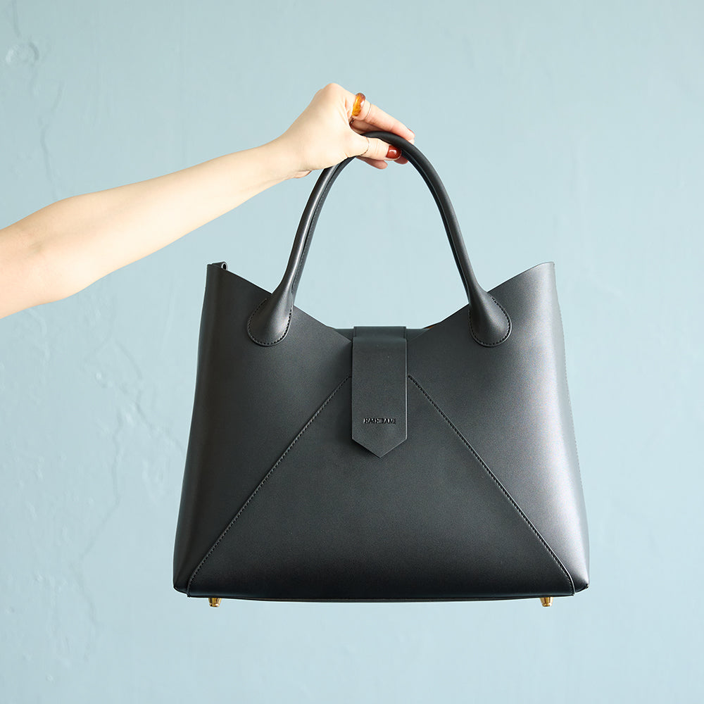 【美品】 HASHIBAMI ハンドバッグ ブラック セレモニー 黒 カラー 美品】 HASHIBAMI ハンドバッグ ブラック セレモニー 黒 カラー