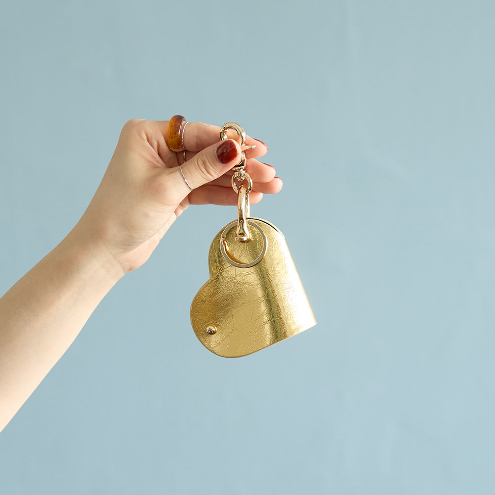 未使用✨希少 箱付 グッチ ダブルハート ゴールド×シルバー キーリング org.jpg