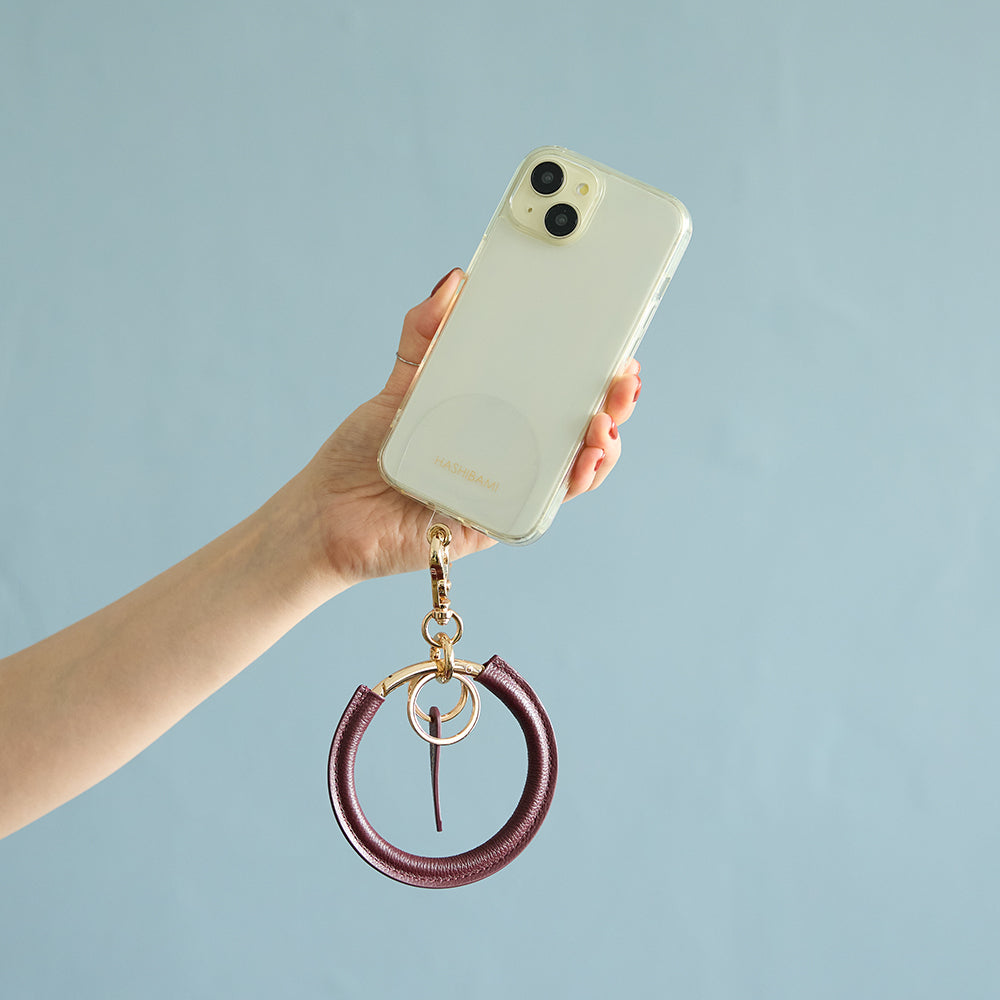 HASHIBAMI【Ha-2311-410 ウィンドベル ハンドストラップ】チェリー