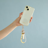 HASHIBAMI【Ha-2504-077 ヘマタイト ハート スマホハンドストラップ】ミックス