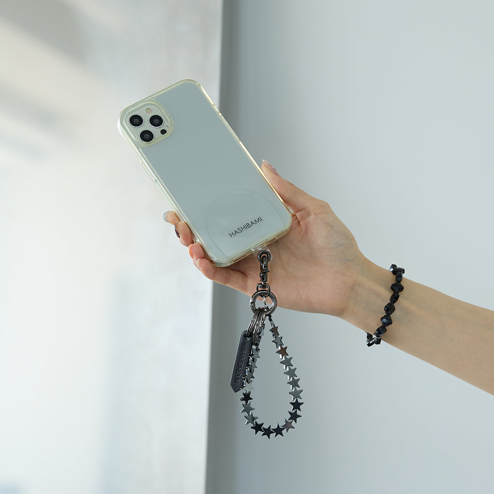 HASHIBAMI【Ha-2500-400 天然石 スター スマホハンドストラップ