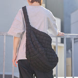 murir【MUR25002 ナイロンキルティング ビッグショルダー】ブラック