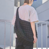 murir【MUR25002 ナイロンキルティング ビッグショルダー】ブラック