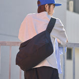 murir【MUR25004 ナイロンビッグショルダーバッグ】ブラック