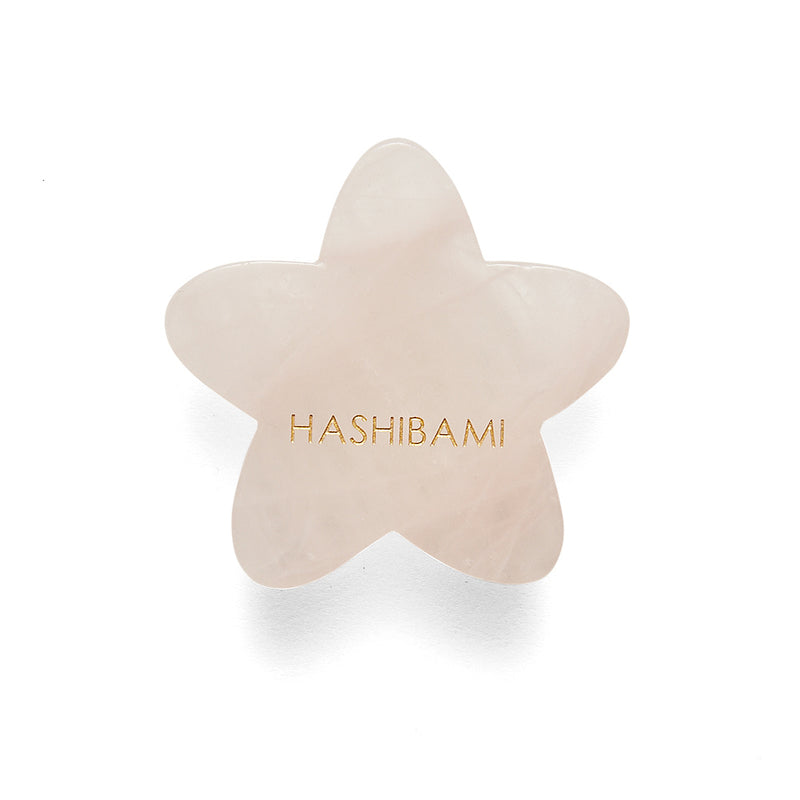 HASHIBAMI【Ha-2307-203 天然石スター スマホグリップ ※全機種対応】ローズクォーツ