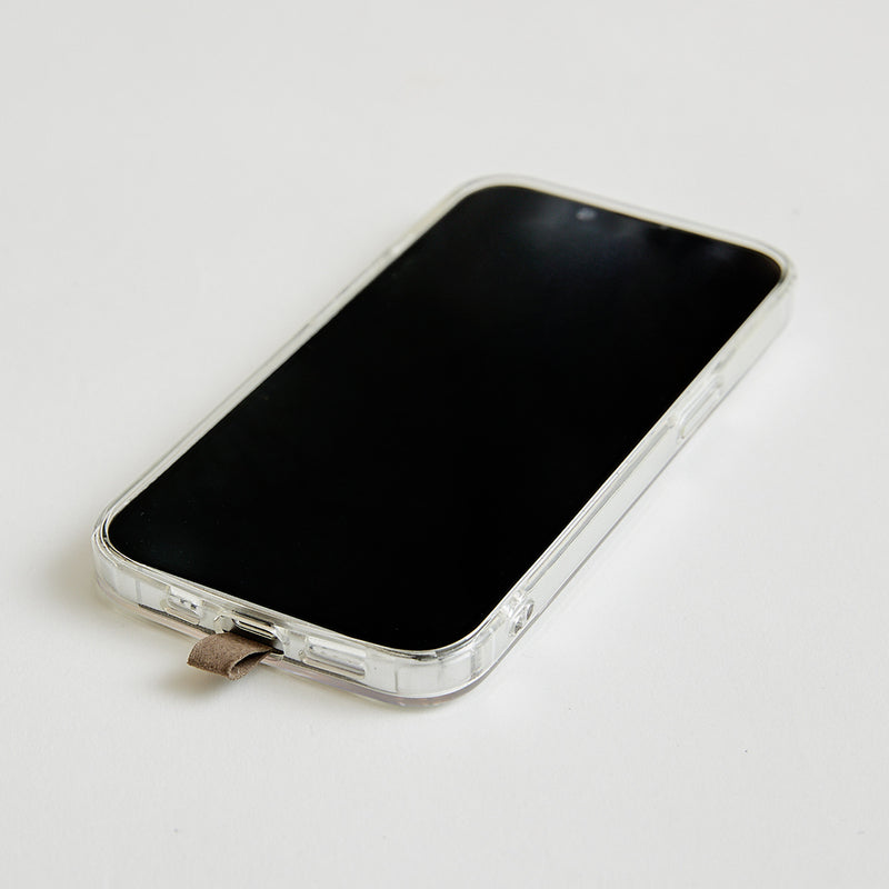 HASHIBAMI 【Ha-2303-031 メテオール ファー モバイルストラップ】ブラック×ダルメシアン