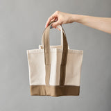 HASHIBAMI【Ha-2506-815 星底 キャンバスバッグ】グレーベージュ