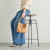 HASHIBAMI【Ha-2509-602 クシュクシュ ワンショルダー】 ブラウン