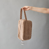 ◆CORRECT限定◆HASHIBAMI【Ha-2506-813 柄スエード ポーチクラッチ】グレーベージュ