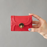 HASHIBAMI 【Ha-1711-453 ニュー ラウンドフォルム ミニウォレット】レッド