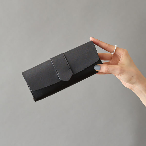 ◆CORRECT限定◆HASHIBAMI【Ha-2506-808 フェズ ペン&メガネケース】ブラック