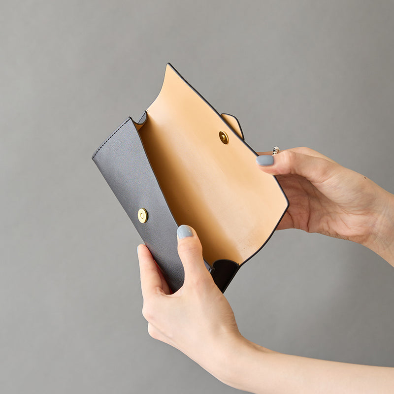 ◆CORRECT限定◆HASHIBAMI【Ha-2506-808 フェズ ペン&メガネケース】ブラック