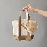 HASHIBAMI【Ha-2506-815 星底 キャンバスバッグ】グレーベージュ