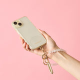 HASHIBAMI【Ha-2410-304 天然石 スター スマホハンドストラップ】クリアクォーツ