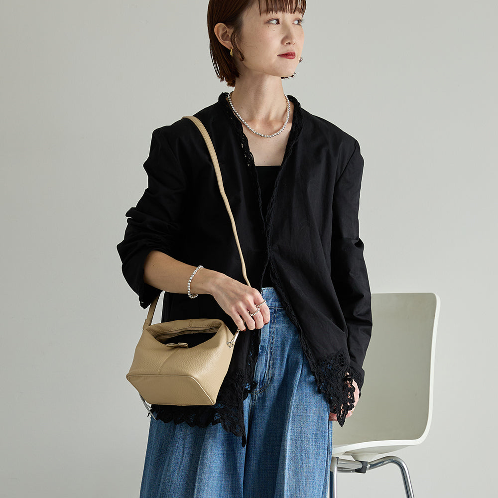 murir【8721 2WAYミニワンハンドルバッグ】ベージュ – CORRECT