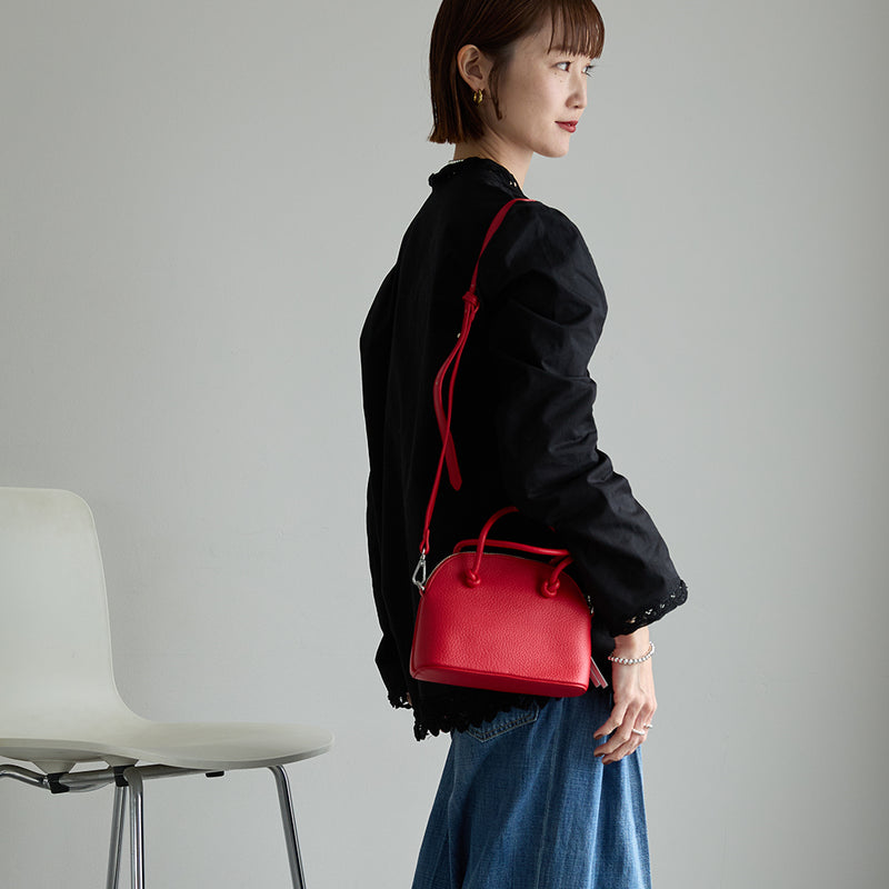 murir【1055 ラウンドミニボストンバッグ】レッド – CORRECT Official