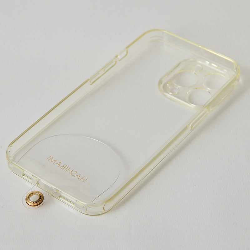 HASHIBAMI 【Ha-2410-324 レザーリボン スマホハンドストラップ】ペールブルー