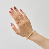 HASHIBAMI 【HB2102232 HASHIBAMI 天然石 ゴールド リング ※面取り】 ゴールド