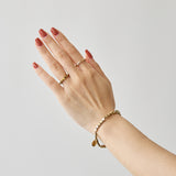 HASHIBAMI 【HB2102276 HASHIBAMI 天然石 ブレスレット ※星型6mm】 ゴールド