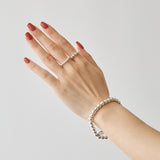 HASHIBAMI 【HB2102236 HASHIBAMI 天然石 シルバー リング ※3mm玉】 シルバー