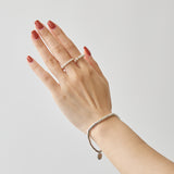 HASHIBAMI 【HB2102218 HASHIBAMI 天然石 シルバー ブレスレット ※ドーナツ(大)】 シルバー