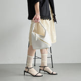 HASHIBAMI【Ha-2509-602 クシュクシュ ワンショルダー】 ホワイト