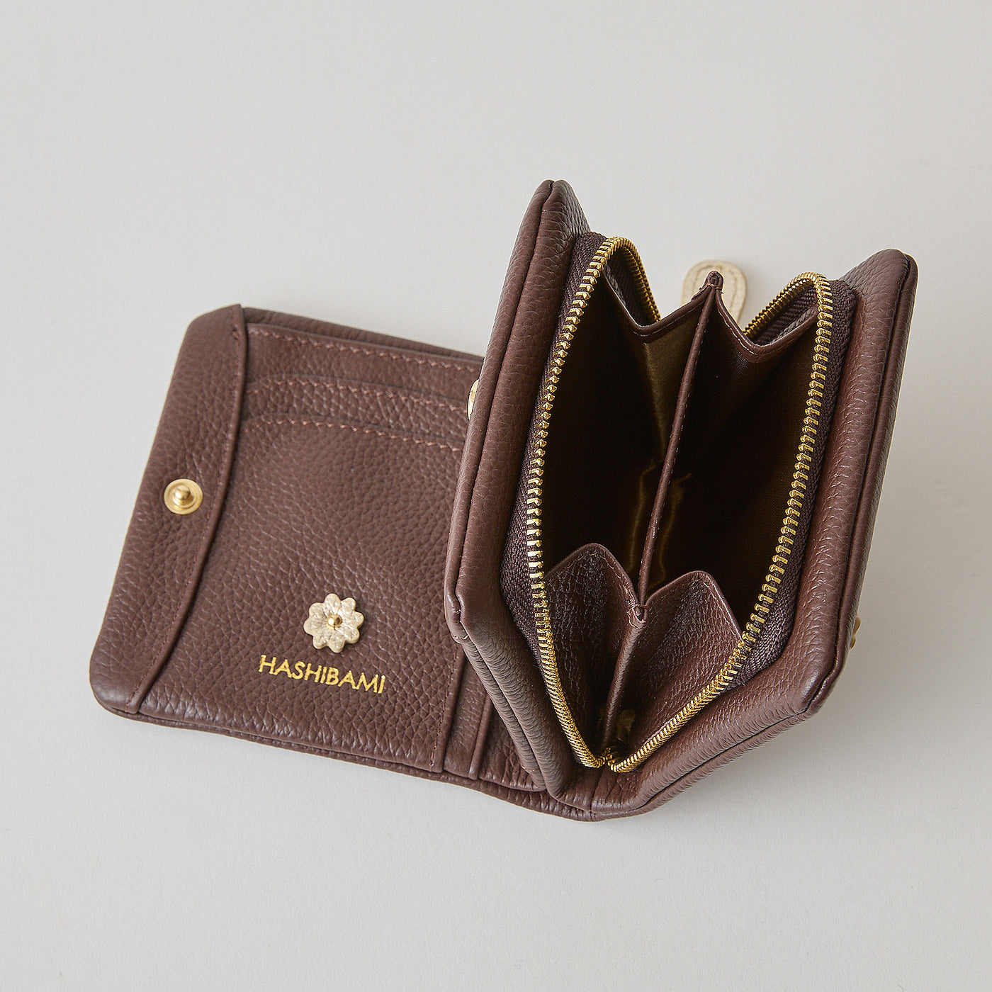 ハンドメイド(ハーフ財布)smile☺︎様 ハーフウォレット。 | wasabi CRAFT | leather & craft in BASE