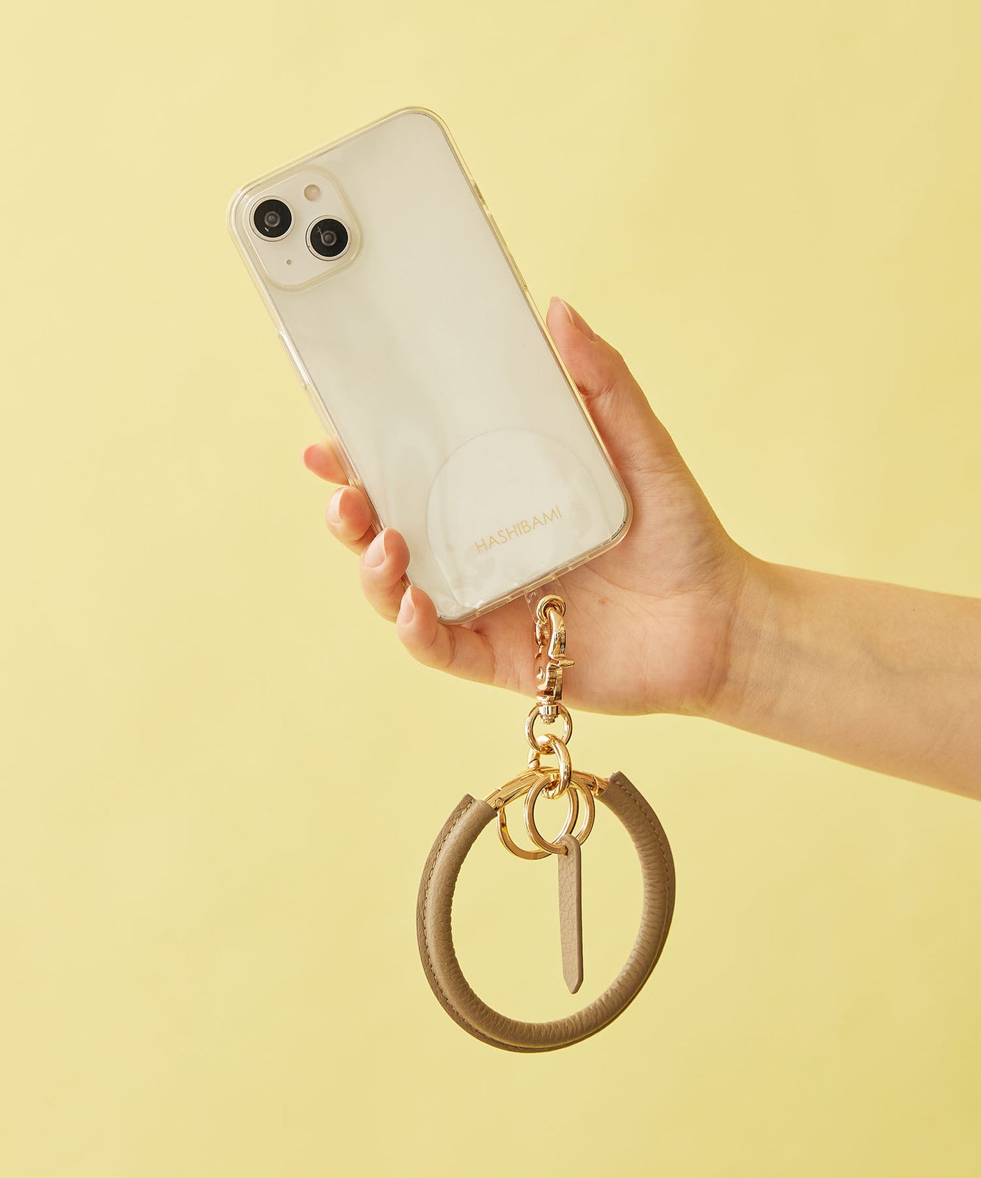 HASHIBAMI【Ha-2311-410 ウィンドベル ハンドストラップ】グレー