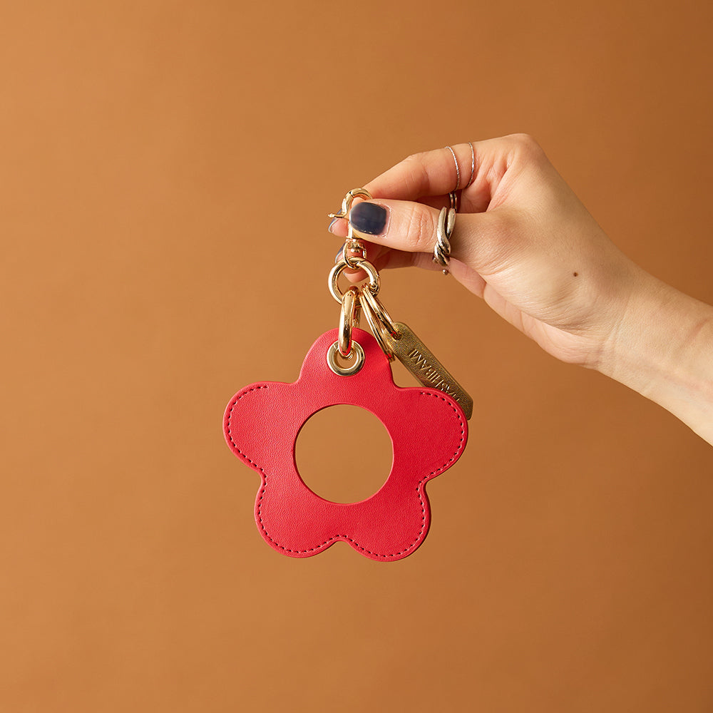 HASHIBAMI【Ha-2502-402 フラワー型チャーム&スマホハンドストラップ