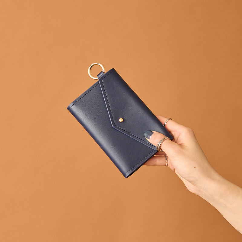 ◆CORRECT限定◆HASHIBAMI【Ha-2502-305 アクスタ入れ　ノート型チャーム】ネイビー