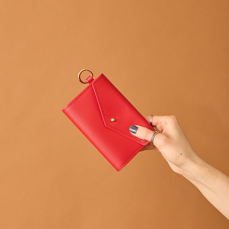 ◆CORRECT限定◆HASHIBAMI【Ha-2502-305 アクスタ入れ　ノート型チャーム】レッド