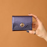 ◆CORRECT限定◆HASHIBAMI【Ha-2502-201 ひねり金具 ミニウォレット】ミッドナイト