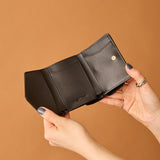 ◆CORRECT限定◆HASHIBAMI【Ha-2502-205 フェズ Wフェイス ミニウォレット】ブラック