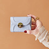 HASHIBAMI 【Ha-1711-453 ニュー ラウンドフォルム ミニウォレット】サルビアブルー