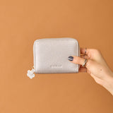 ◆CORRECT限定◆HASHIBAMI【Ha-2502-203 フラワーパッチ ハーフウォレット】シルバー