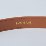 HASHIBAMI【Ha-2404-415 ビッグバックル 30mm レザーベルト】ブラウン