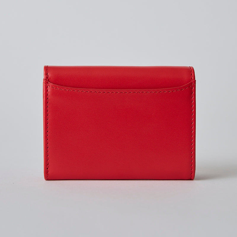 ◆CORRECT限定◆ HASHIBAMI【Ha-2502-202 フラワーバックルミニウォレット】レッド