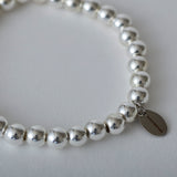 HASHIBAMI 【HB2102221 HASHIBAMI 天然石 シルバー ブレスレット ※6mm玉】 シルバー