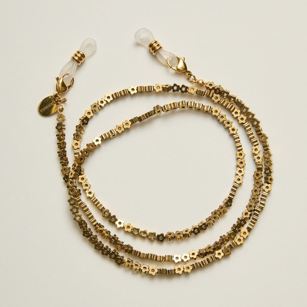 HASHIBAMI 【HB2101115 HASHIBAMI 花型3.6mm グラスチェーン